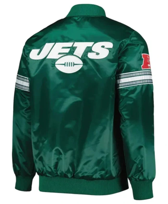 New York Jets The Pick and Roll Green Varsity Jacket