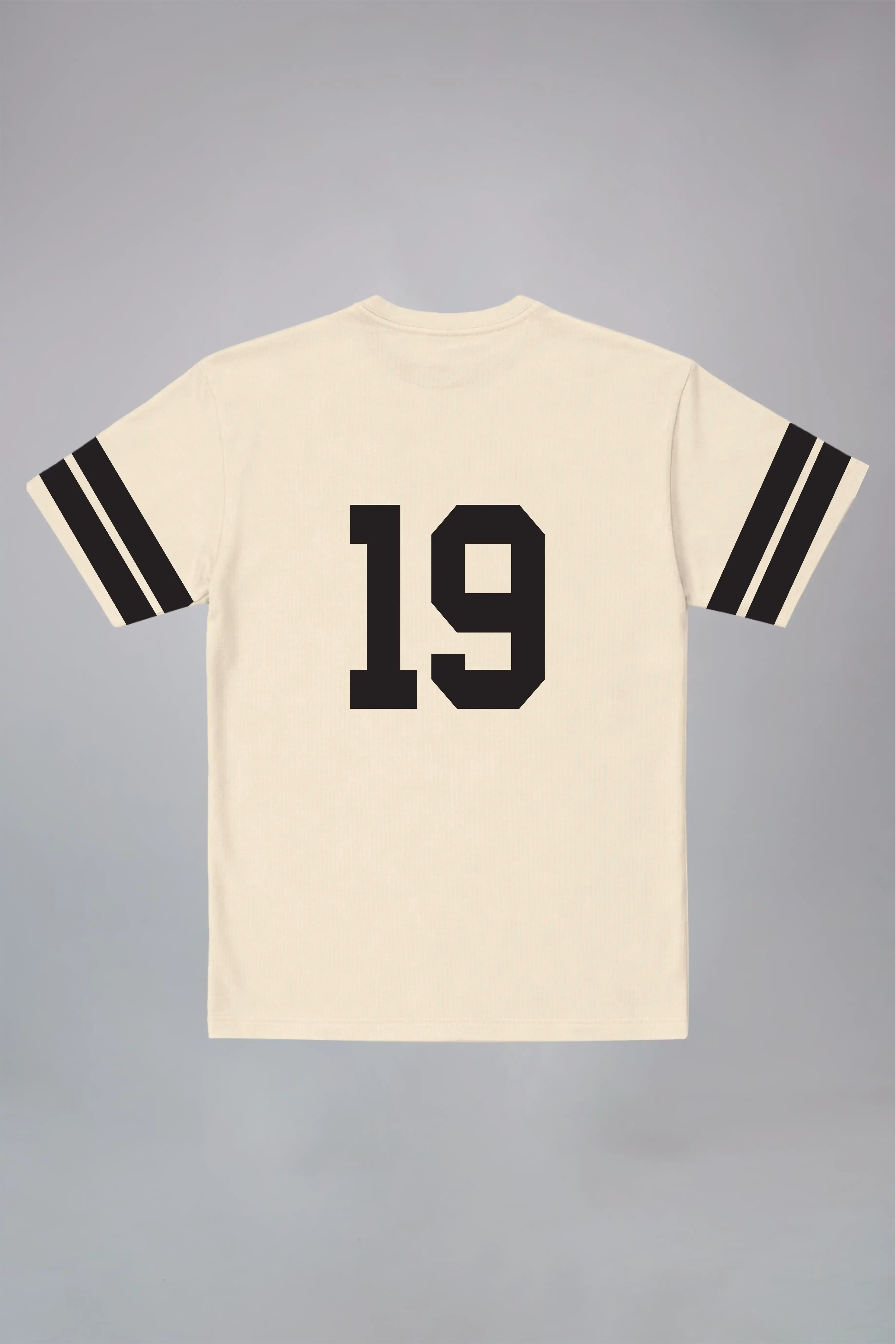 Number 19 White Oversized T-Shirt