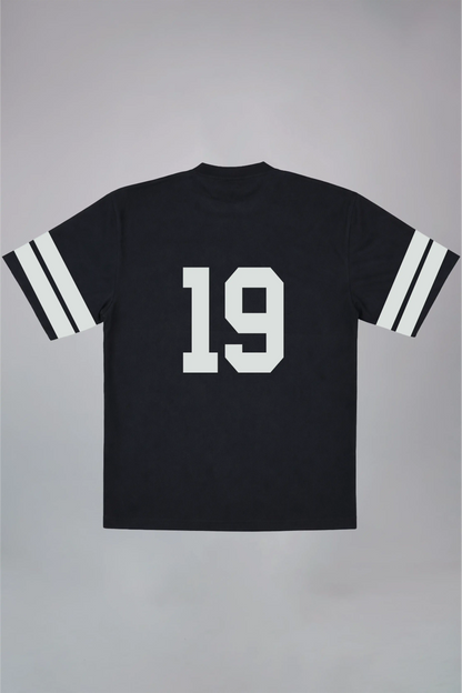Number 19 White Oversized T-Shirt