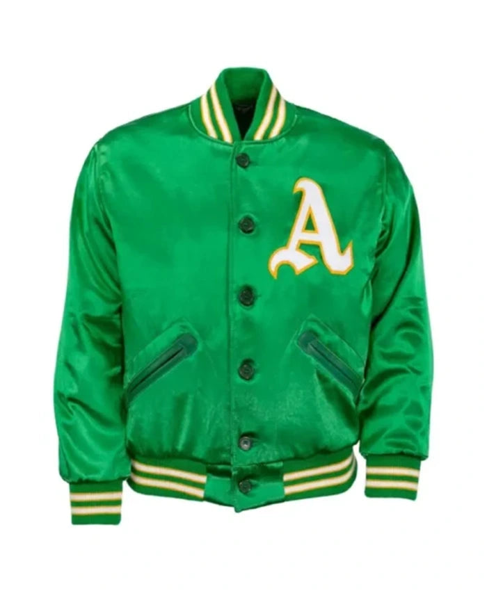Oakland Athletics 1968 Green Varsity Jacket