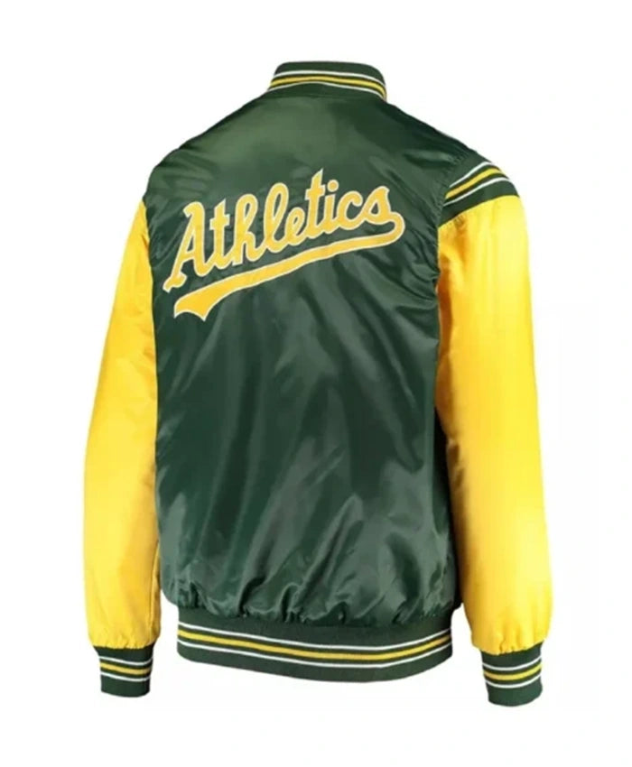 Oakland Athletics Enforce Varsity Jacket