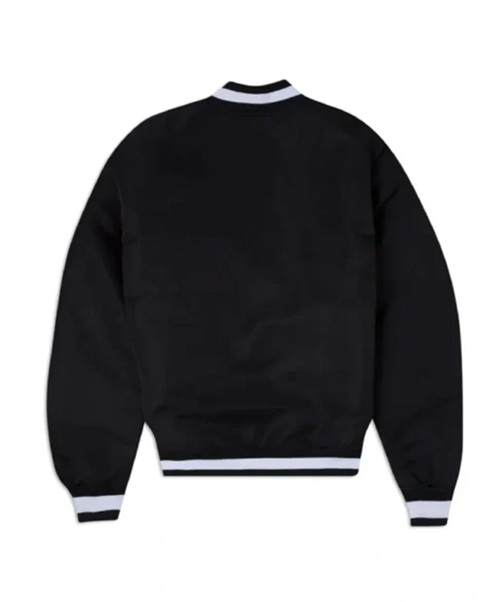 Oakland Athletics Logo Select Black Varsity Jacket
