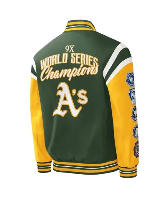 Oakland Athletics Title Holder Varsity Jacket