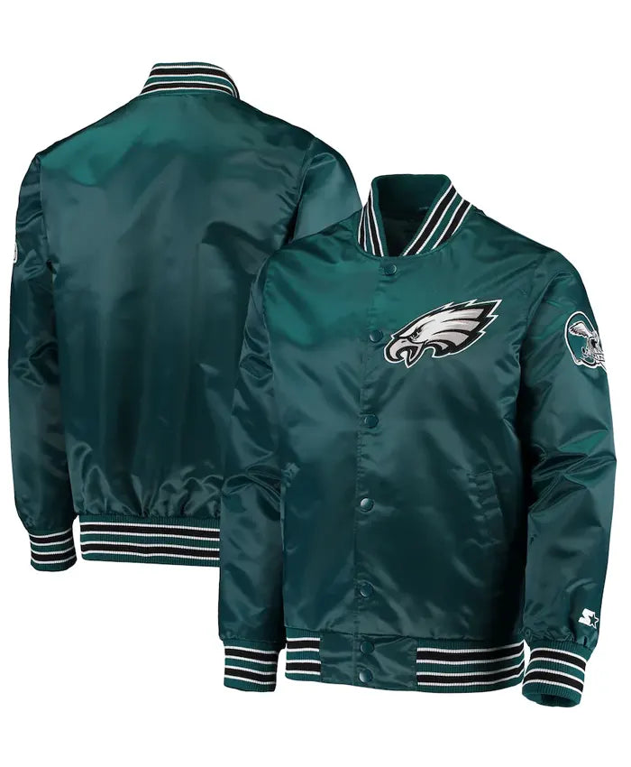 Onie Yundt Philadelphia Eagles Starter Varsity Jacket