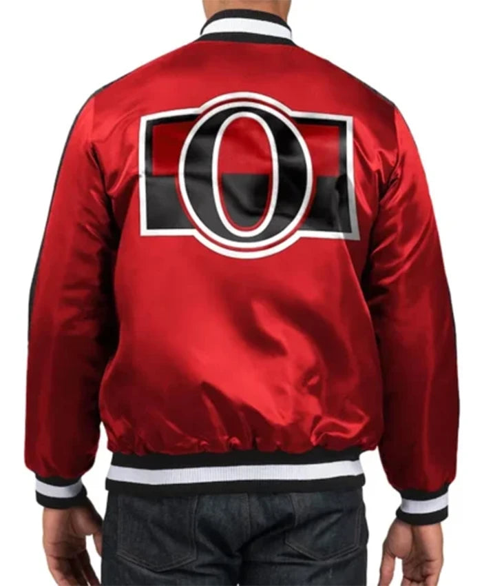 Ottawa Senators O-Line Red Varsity Jacket