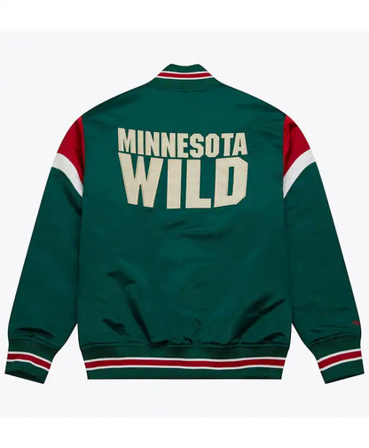 Pike Minnesota Wild Green Varsity Jacket
