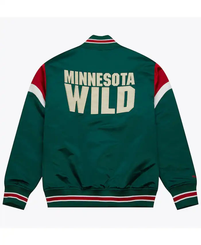 Pike Minnesota Wild Green Varsity Jacket