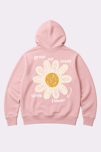 Little Flower Pink Pullover Hoodie