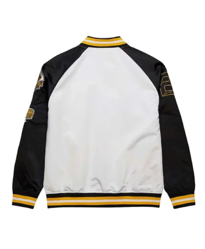 Pittsburgh Pirates Black and White Lightweight Varsity Jacket