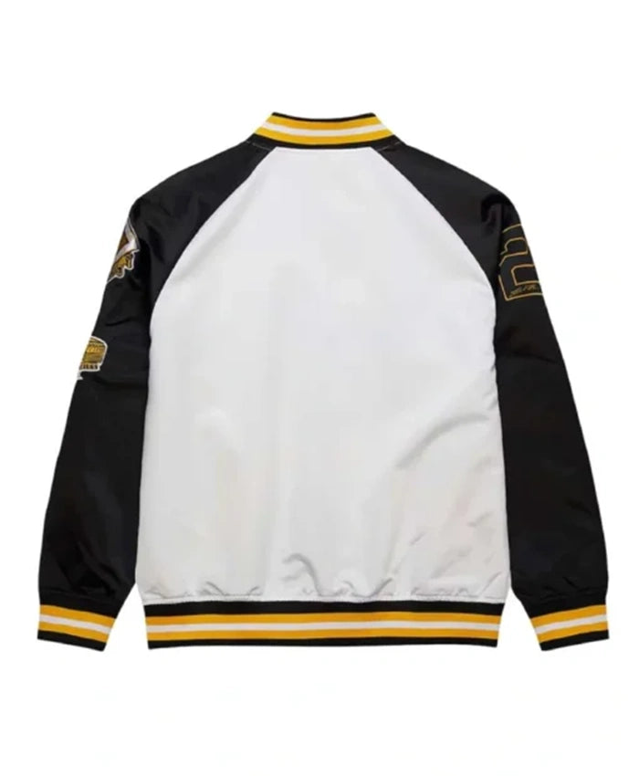 Pittsburgh Pirates Black and White Lightweight Varsity Jacket