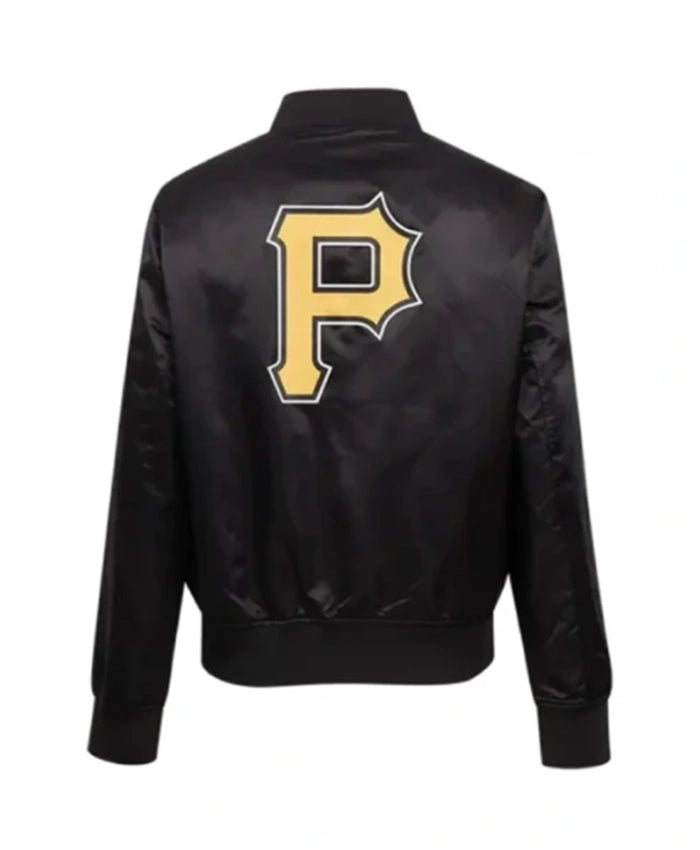 Pittsburgh Pirates Classic Black Letterman Varsity Jacket