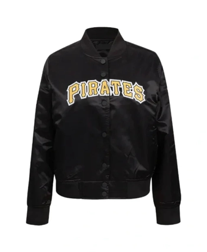 Pittsburgh Pirates Classic Black Letterman Varsity Jacket