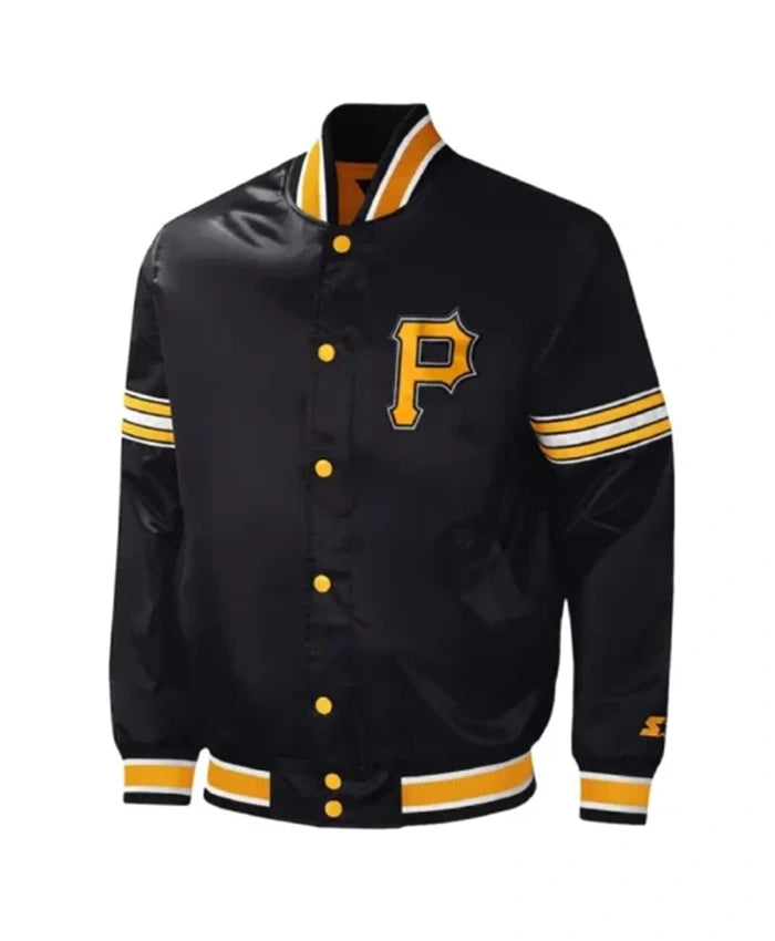 Pittsburgh Pirates Midfield Black Varsity Jacket