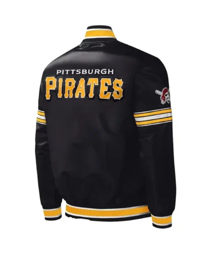Pittsburgh Pirates Midfield Black Varsity Jacket
