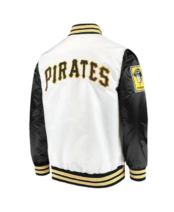 Pittsburgh Pirates The Legend Black And White Varsity Jacket
