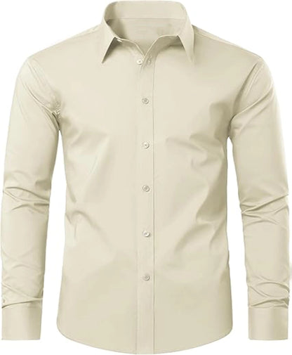 Plain Cream Formal Shirt