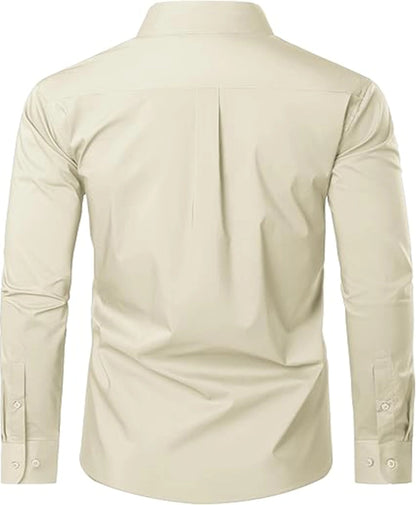 Plain Cream Formal Shirt