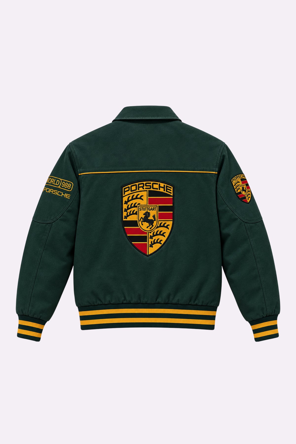 Porsche 993 Turbo Racing Green Cotton Club Jacket