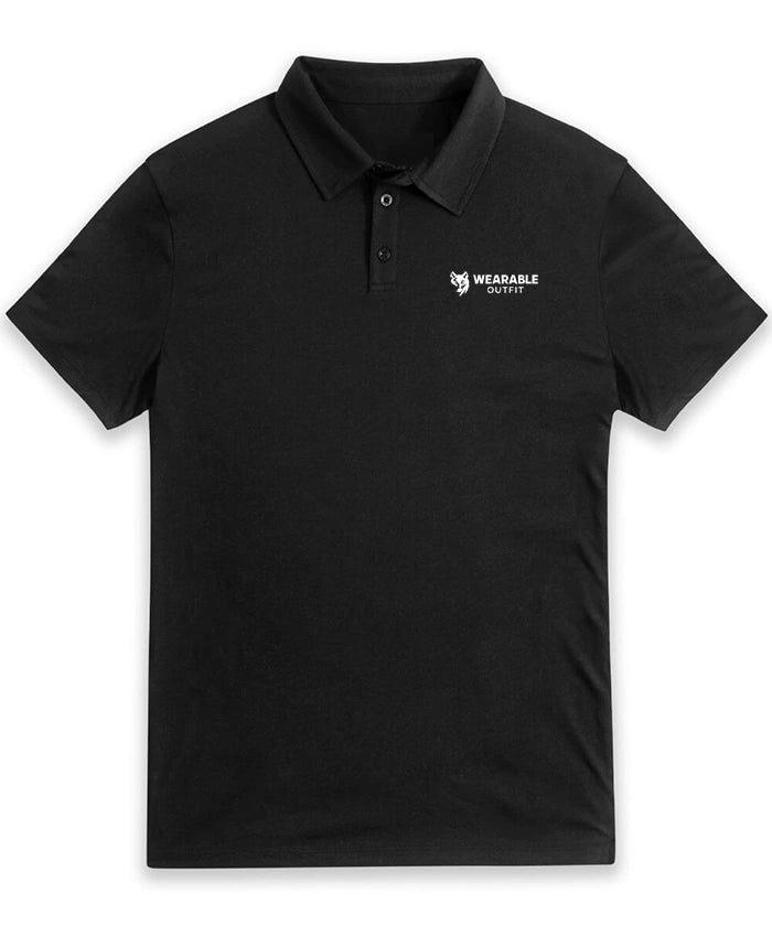 Premium Polo T-Shirt - Black