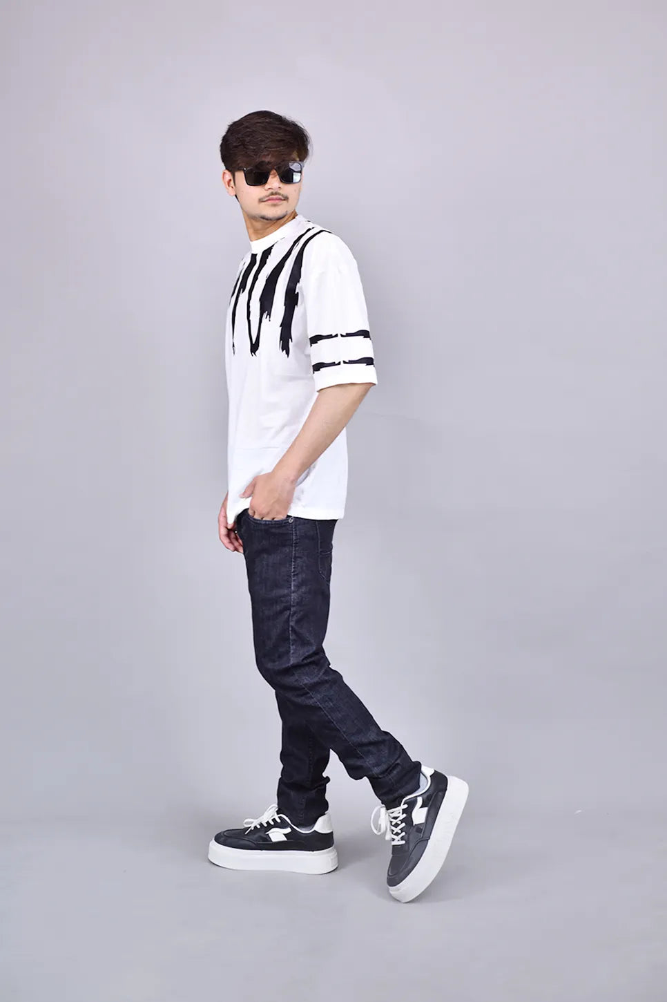 Realspace Brushstroke Oversized tees