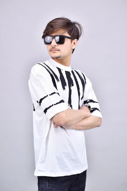 Realspace Brushstroke Oversized tees