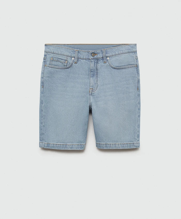 Regular Fitted  Denim Shorts