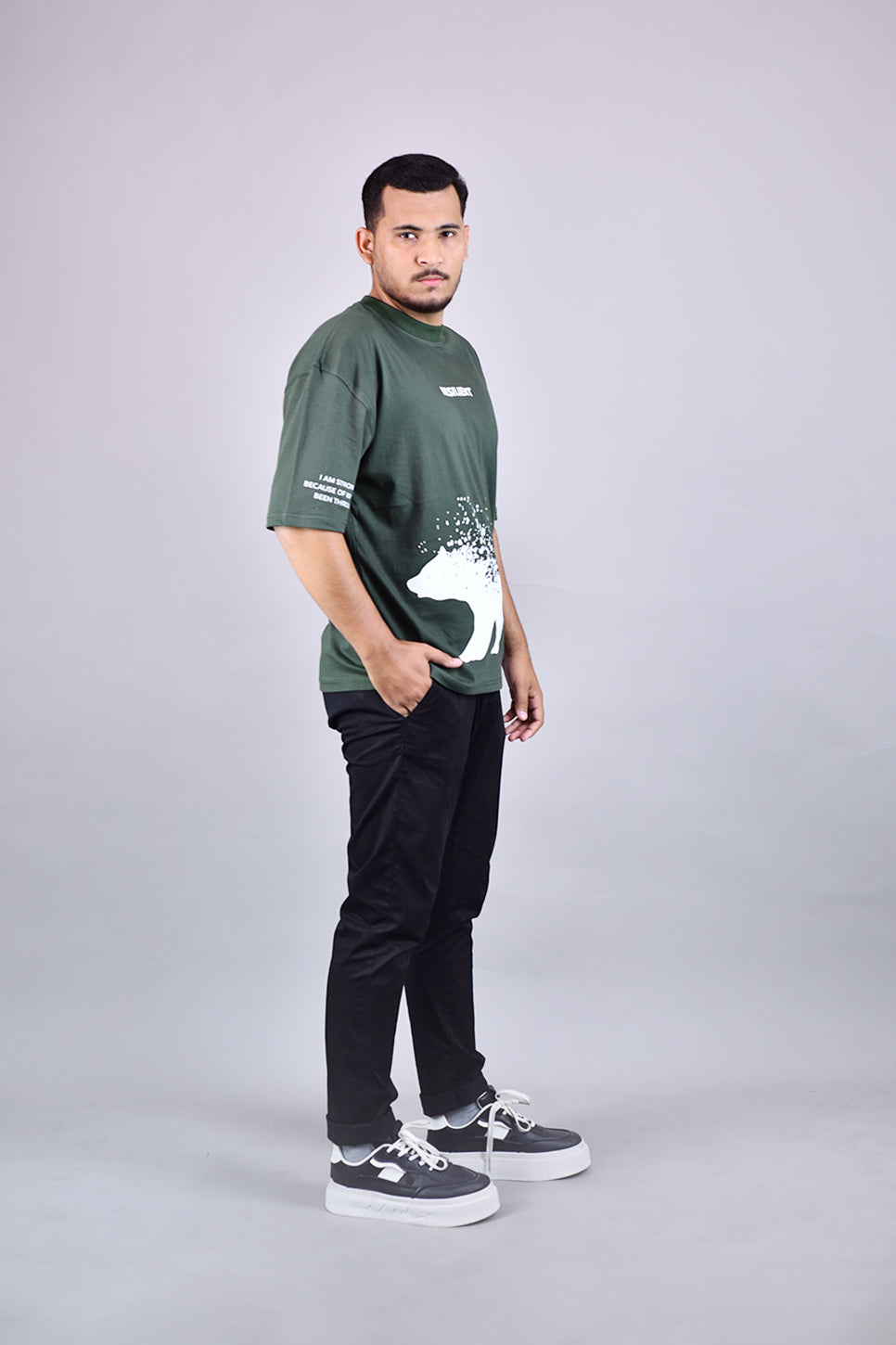 Resilient Abstract Bear Tee