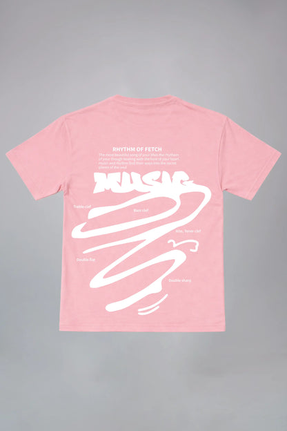 Rhythm of Fetch Music Oversized T-Shirt