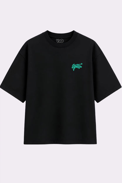 STWD Community Black Oversized T-Shirt