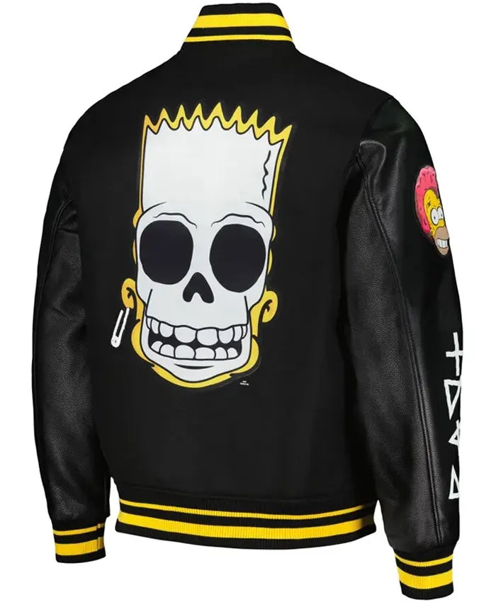 Simpsons Born to Annoy Varsity Jacket