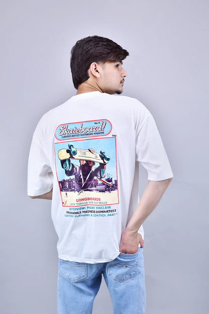 Skateboard Magazine Oversized T-Shirt