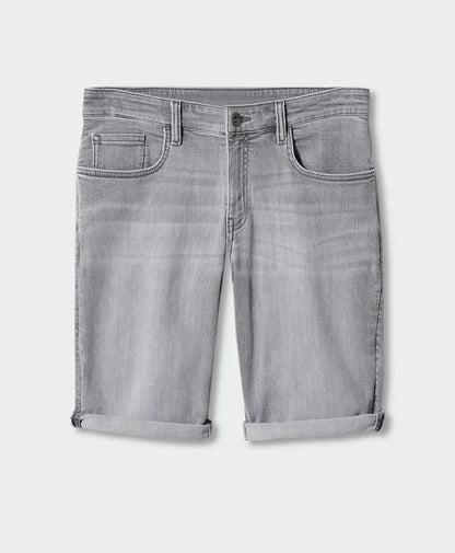 Slim Fit Denim Shorts