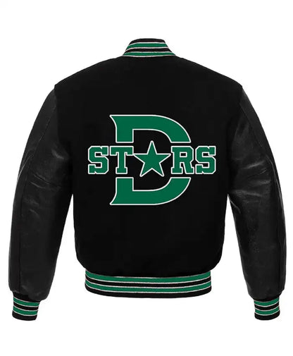 Stars 90’s Black Letterman Varsity Jacket