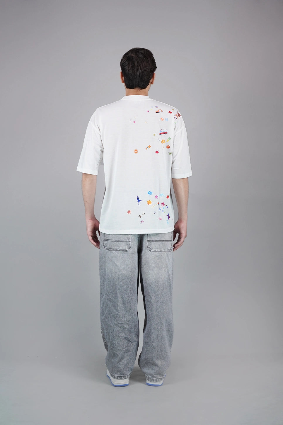 Sticker Bomb Oversized T-Shirt