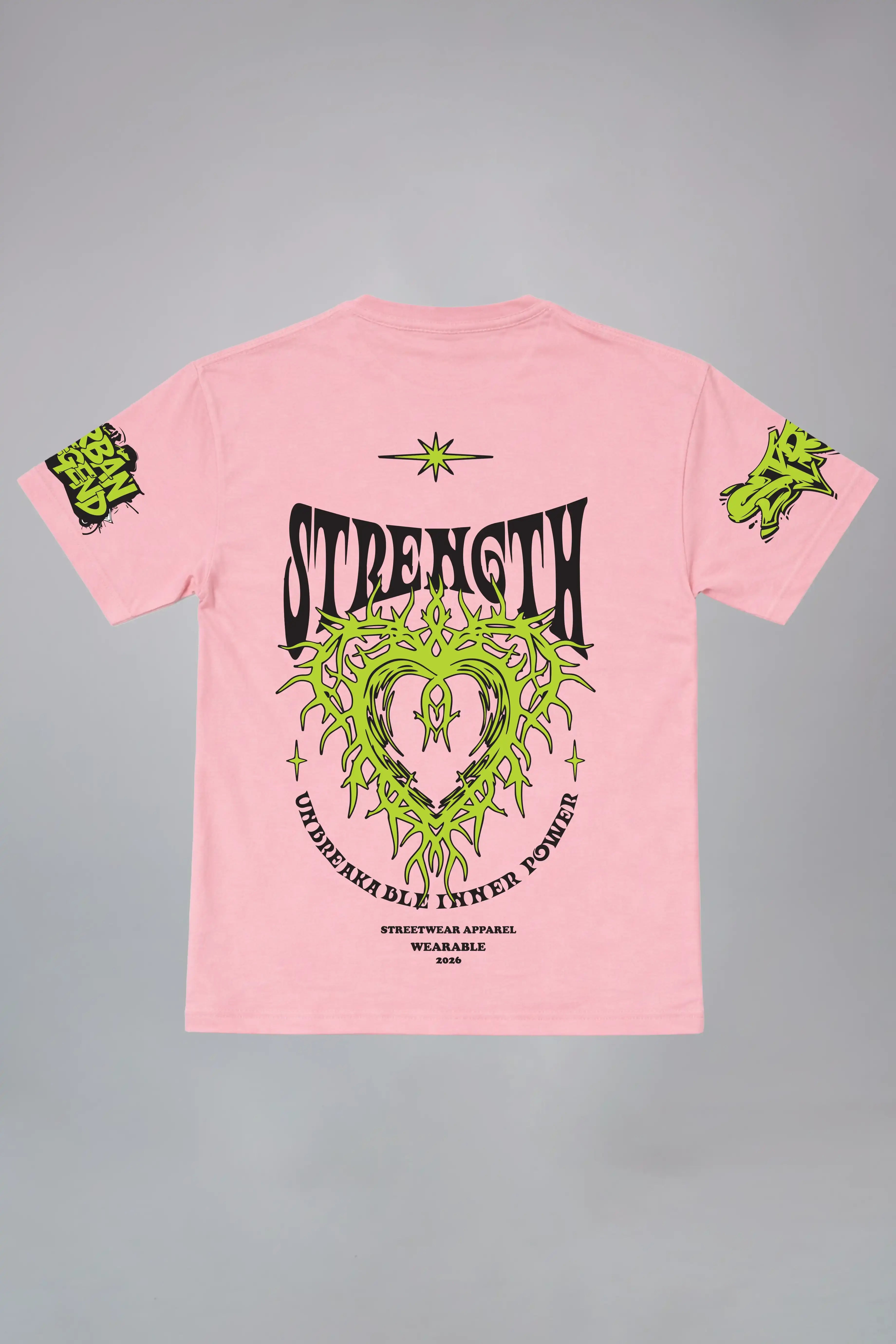 Strength Oversized White Tee