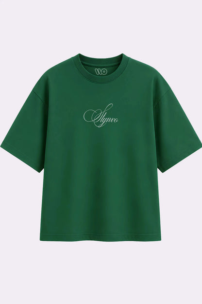 STYNVO Green Graphic Oversized T-Shirt