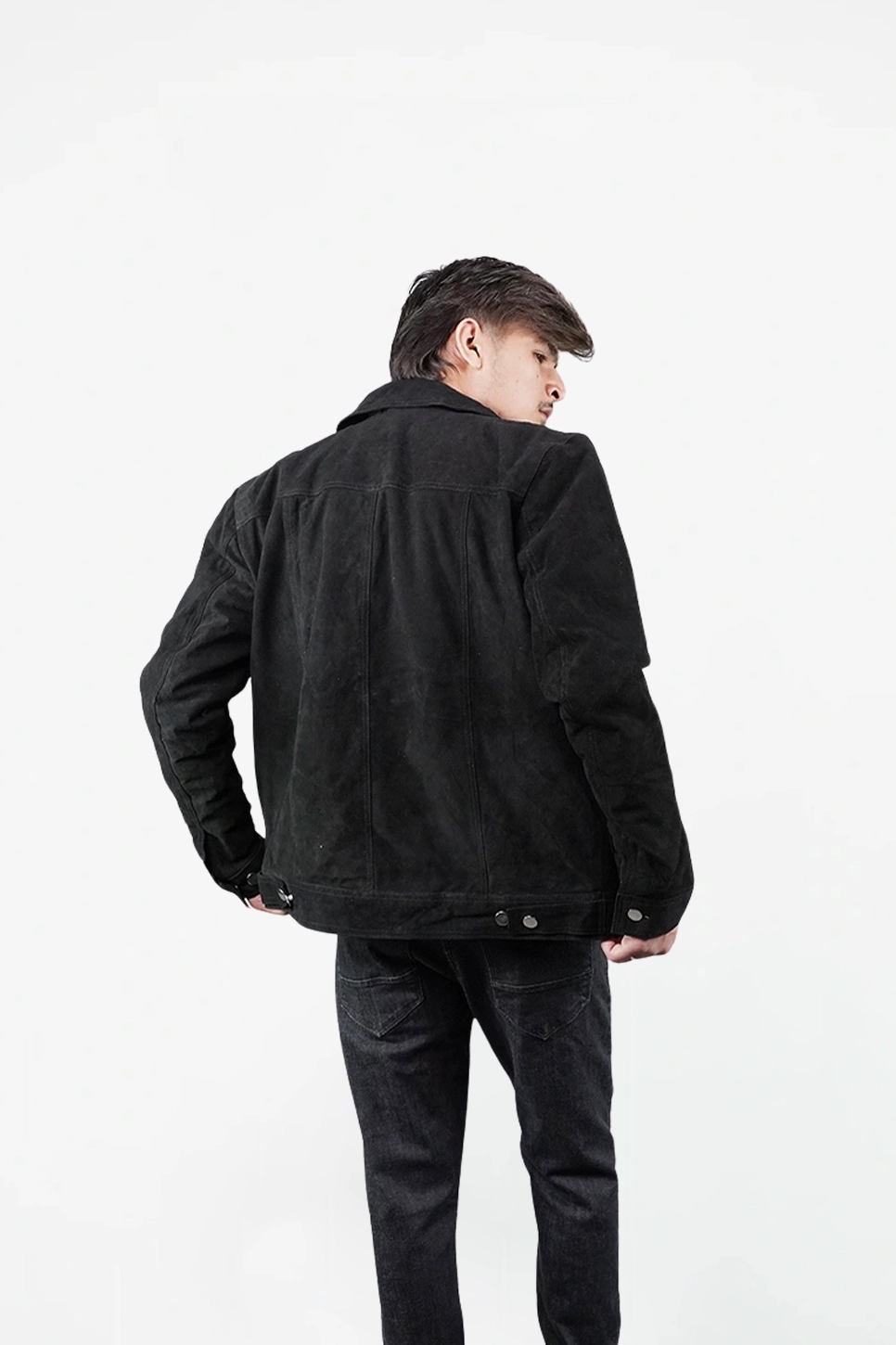 Suede Trucker Jacket