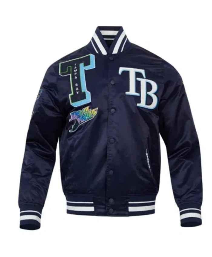 Tampa Bay Rays Mashup Classic Varsity Jacket