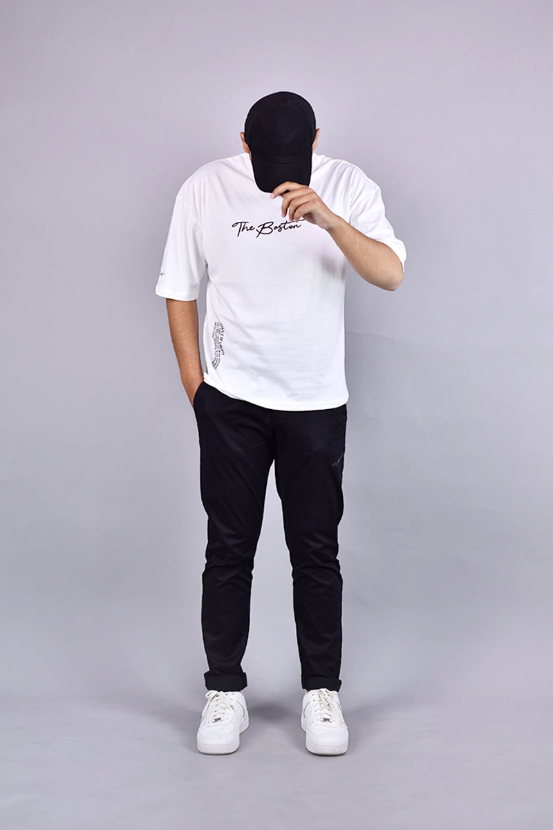 The Boston White Graphic Tee