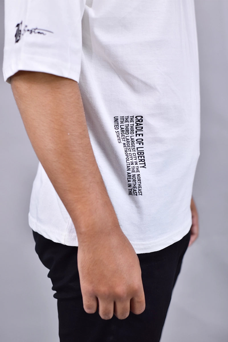 The Boston White Graphic Tee