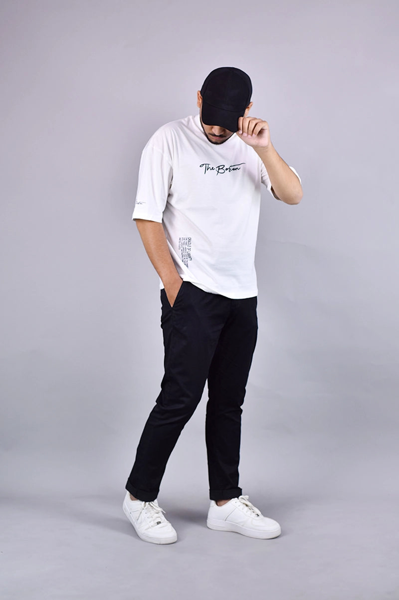 The Boston White Graphic Tee
