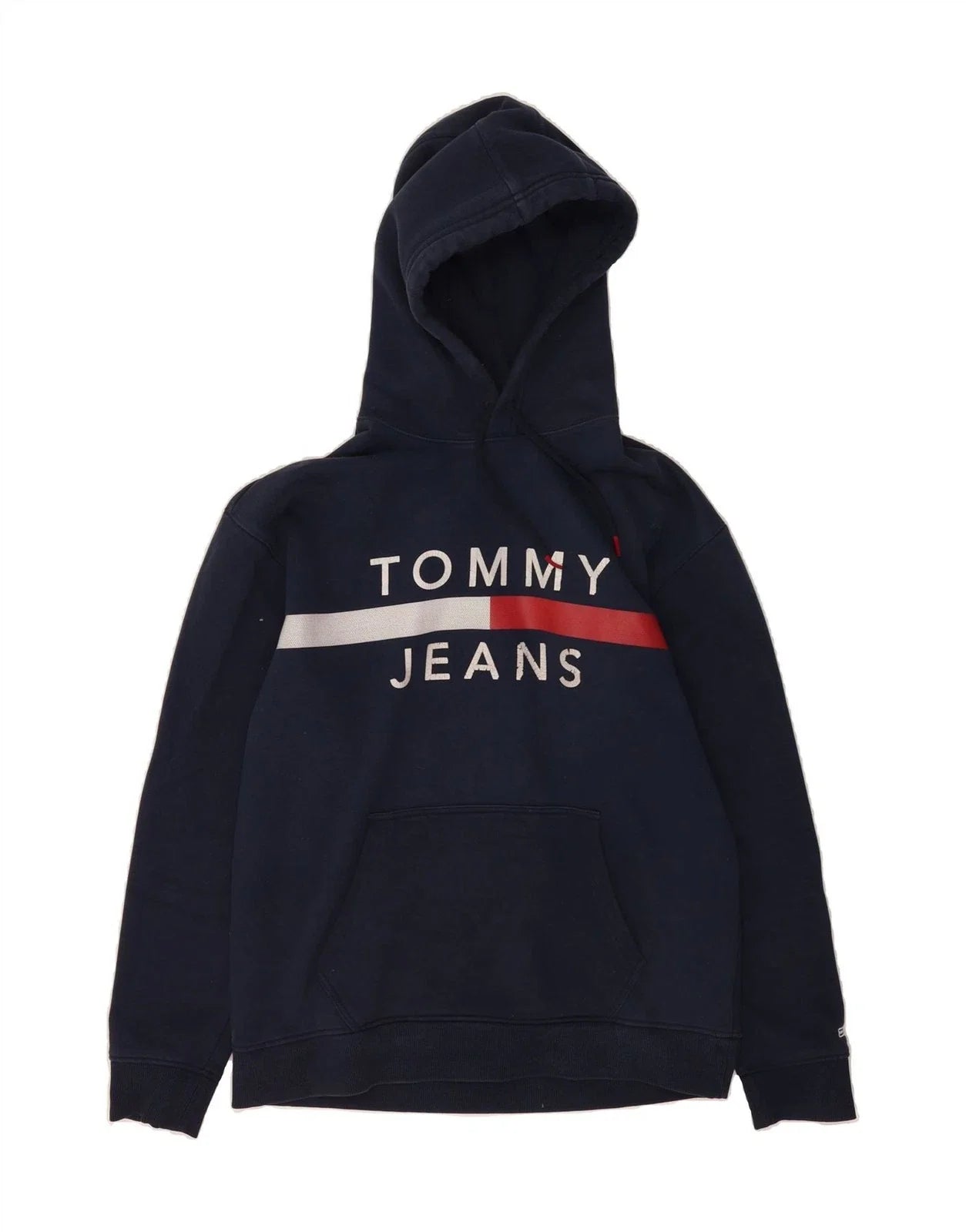 Tommy Hilfiger Mens Fit Graphic Blue Hoodie