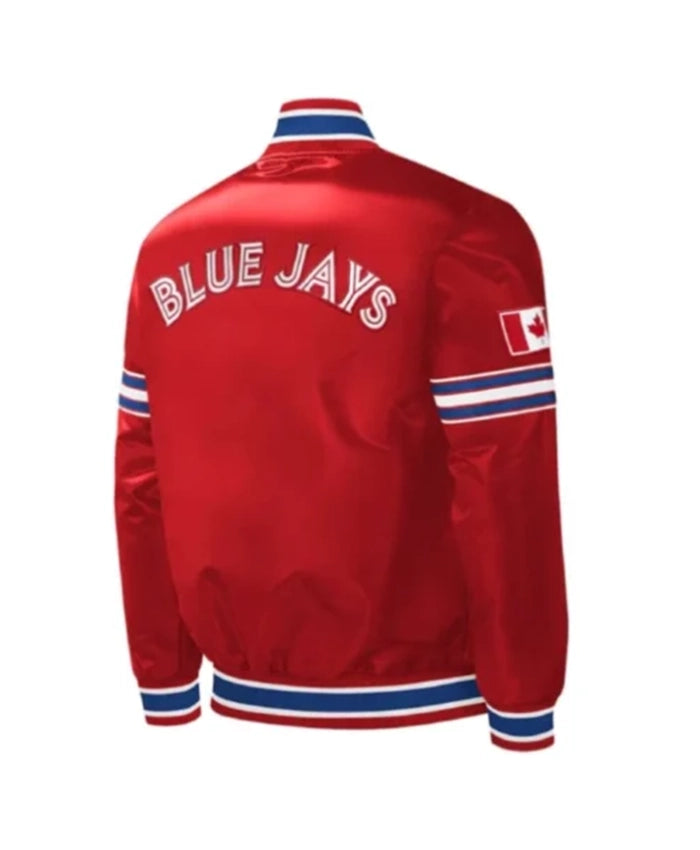 Toronto Blue Jays Canada Day Red Varsity Jacket