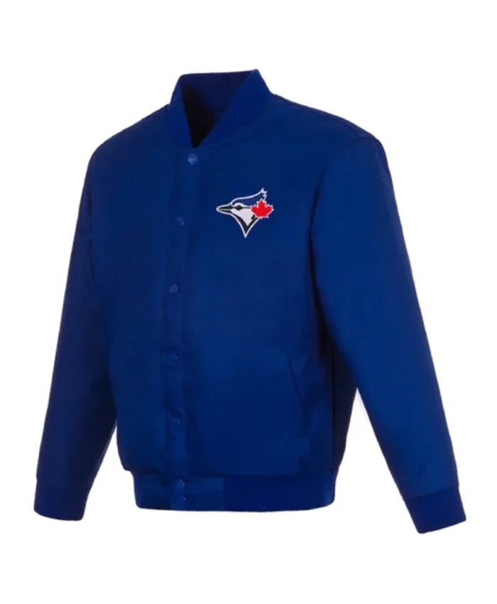 Toronto Blue Jays Royal Blue Letterman Varsity Jacket