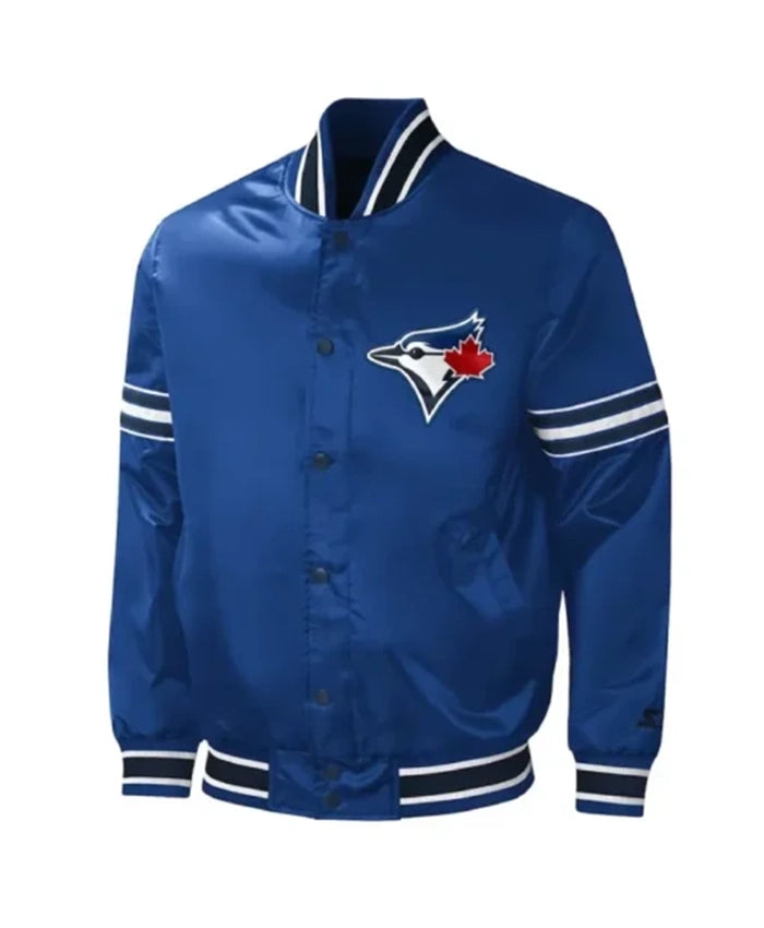 Toronto Blue Jays Royal Blue Midfield Varsity Jacket