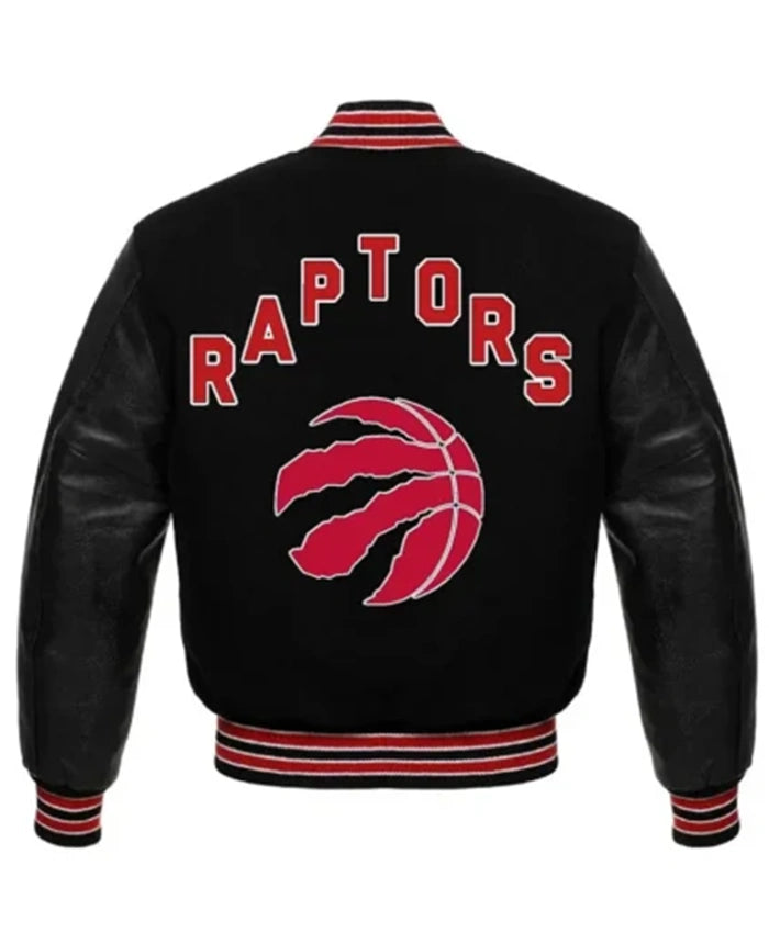 Toronto Raptors Champions Black Letterman Varsity Jacket