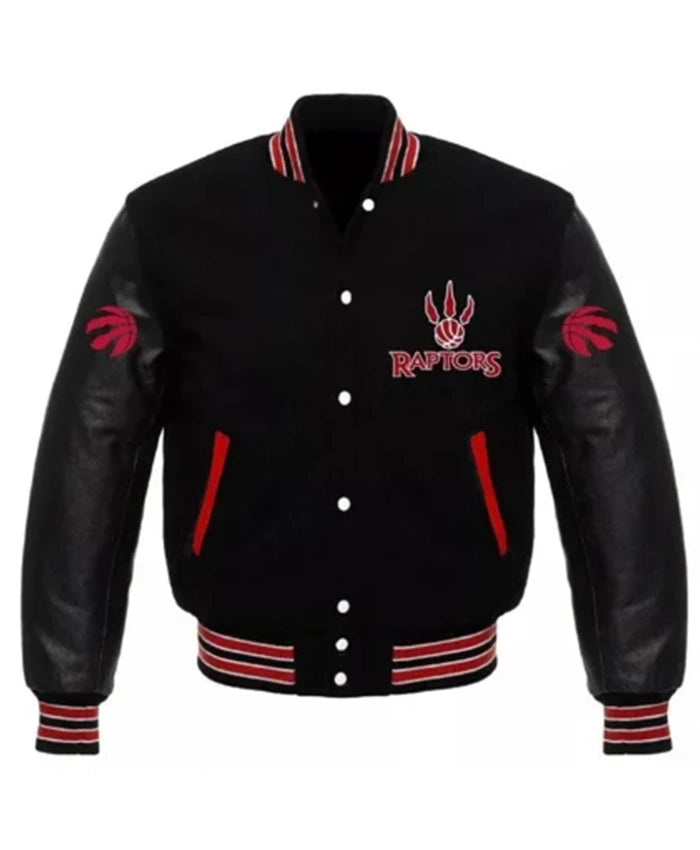Toronto Raptors Champions Black Letterman Varsity Jacket