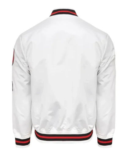 Toronto Raptors City Collection White Varsity Jacket