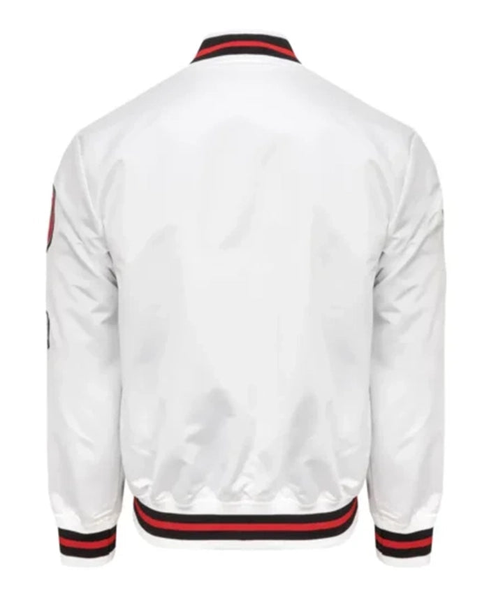 Toronto Raptors City Collection White Varsity Jacket