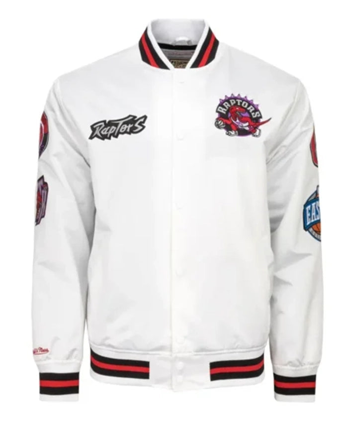Toronto Raptors City Collection White Varsity Jacket